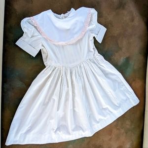 Vintage Children's Dress Frocked Lace